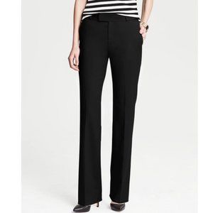 Banana Republic Martin Fit Work Pants Trousers Black Women's Size 2 Short